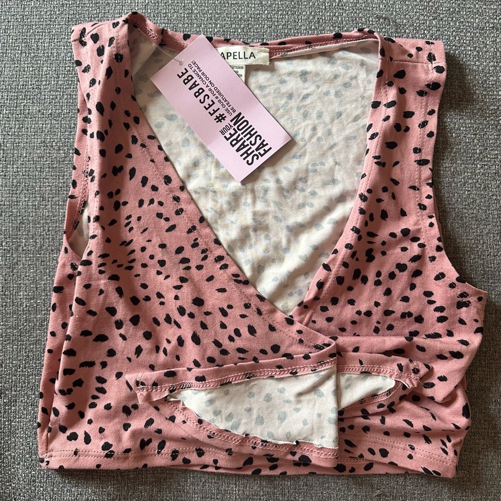 Pink animal print set